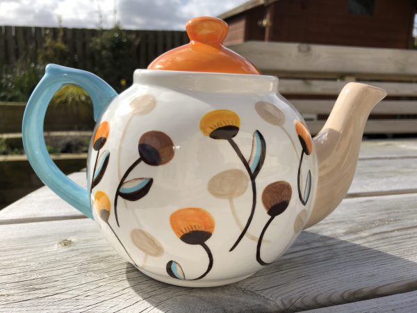 Hand Painted, Summer, Seeds, Teapot, Ceramic, Pottery, Gifts for Friends and Family - Image 2