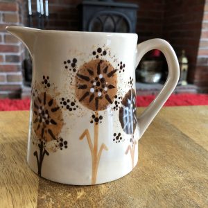 Dandelion Pattern Jug. Small, Ceramic Pottery Shop, Gifts for Friends and Family