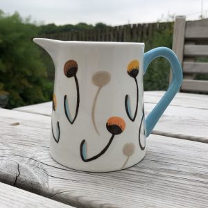 Hand Painted, Summer, Seeds, Jug, Small, Ceramic, Pottery, Gifts for Friends and Family