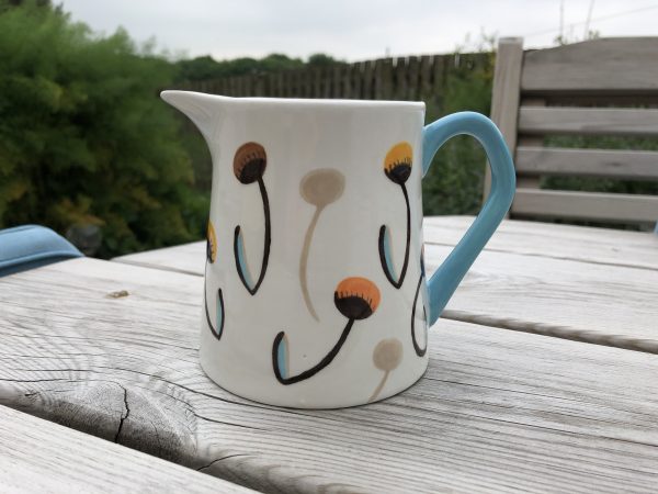 Hand Painted, Summer, Seeds, Jug, Small, Ceramic, Pottery, Gifts for Friends and Family