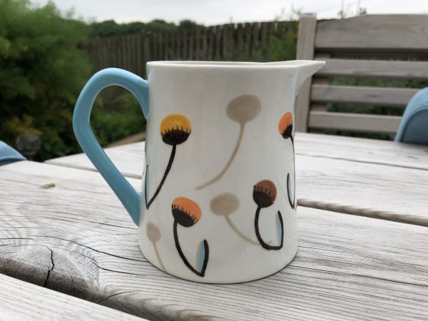 Hand Painted, Summer, Seeds, Jug, Small, Ceramic, Pottery, Gifts for Friends and Family - Image 2
