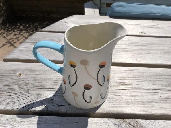 Hand Painted, Summer Seeds, Jug, Medium, Ceramic, Pottery, Gifts for Friends and Family - Image 5