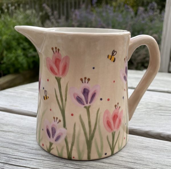Hand Painted, Tulip, Garden, Jug, Small, Ceramic, Pottery, Gifts for Friends and Family - Image 7