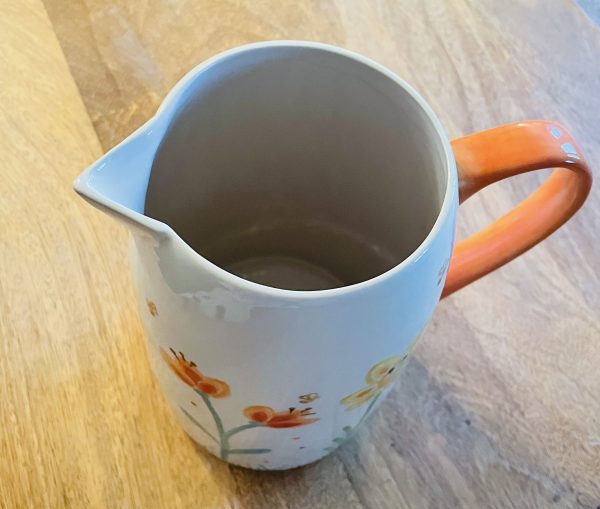 Hand Painted, Springtime,  Daffodil, Tulip, Jug, Large, Ceramic, Pottery, Gifts for Friends and Family - Image 5