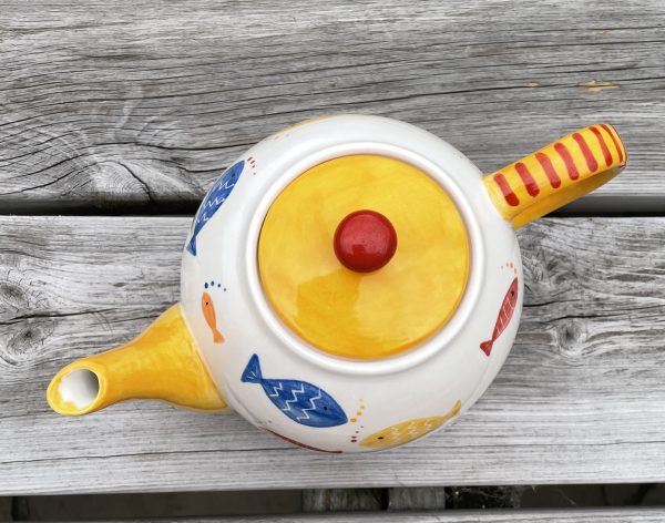 Hand Painted, Colourful, Fish, Teapot, Ceramic, Pottery Shop, Gifts for Friends and Family - Image 7